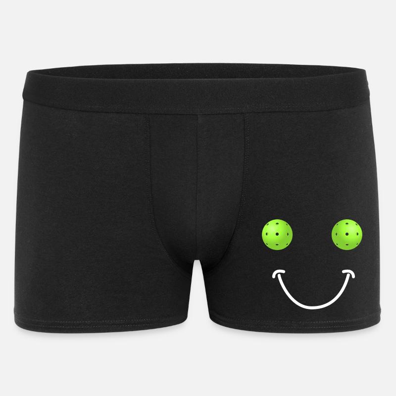 Visage Heureux Pickleball - Boxer Homme - noir