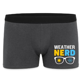 Storm Meteorology Meteorologist Tornado - Men's Boxer Shorts - charcoal grey - Front