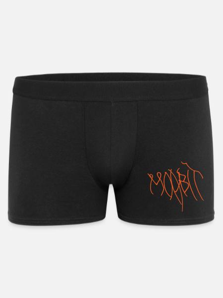 Orange Graffiti Lines Moabit Berlin - Men's Boxer Shorts - black