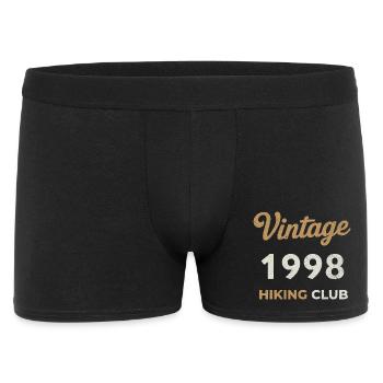 Vintage 1998 – Sailing Club Retro Birth Year - Men's Boxer Shorts - black - Front