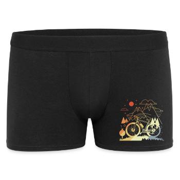 VTT Vintage - Boxer Homme - noir - Devant