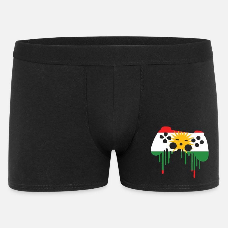 Drapeau de jeu kurde - Boxer Homme - noir