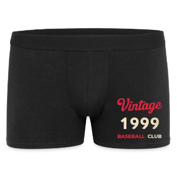 Millésime 1999 – Année de naissance rétro du club de baseball - Boxer Homme - noir - Devant