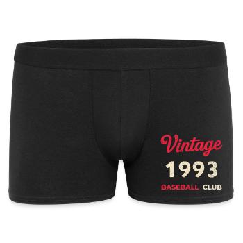 Millésime 1993 – Année de naissance rétro du club de baseball - Boxer Homme - noir - Devant