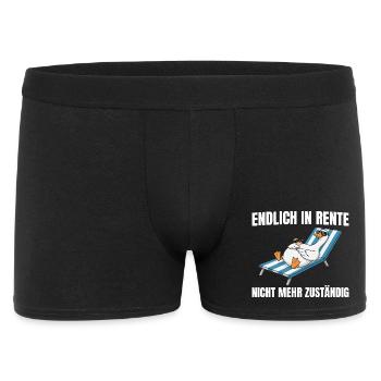 Pension Goose - Retraite non responsable - Boxer Homme - noir - Devant