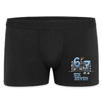 67 Six Seven Y3K Handball Gift - Men's Boxer Shorts - black - Front