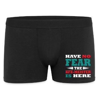 N’ayez crainte, KFZ-Meister est là Tenue - Boxer Homme - noir - Devant