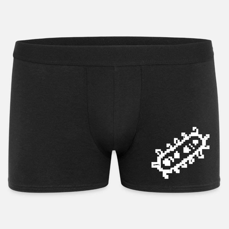 Bacteria Rods Pixel Germ - Men's Boxer Shorts - black