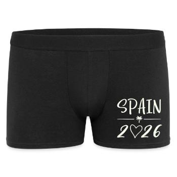 Palmiers Espagne 2026 - Boxer Homme - noir - Devant