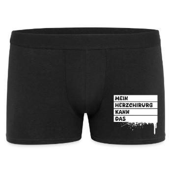 Chirurgien cardiaque en tant qu’artisan - Boxer Homme - noir - Devant
