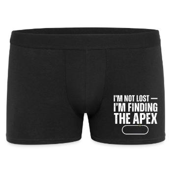 Ne te perds pas, trouve le sommet - Boxer Homme - noir - Devant