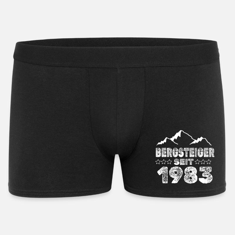 1983 - Männer Boxer Shorts - Schwarz