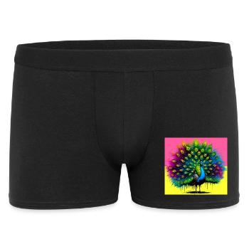 paon - Boxer Homme - noir - Devant