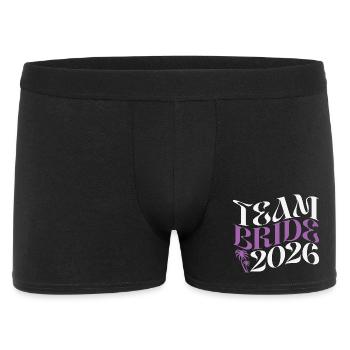 Team Bride Hen Party 2026 - Men's Boxer Shorts - black - Front