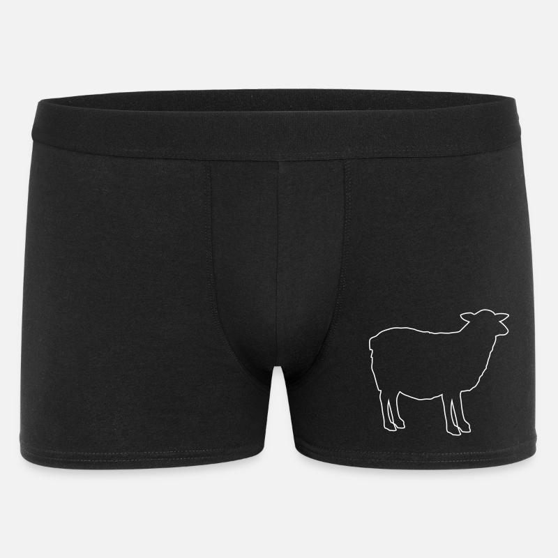 Silhouette de mouton - Boxer Homme - noir