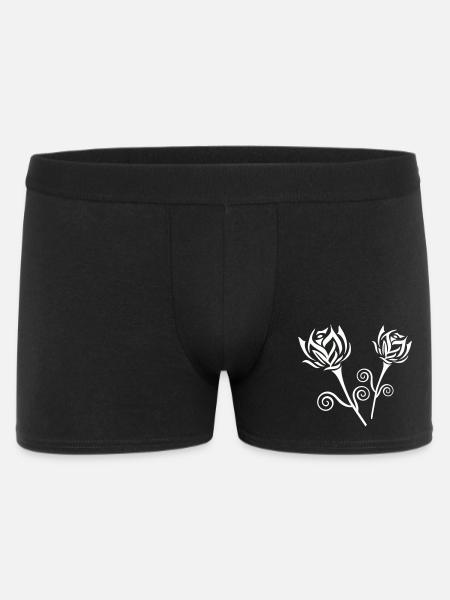 Roses - Boxer Homme - noir