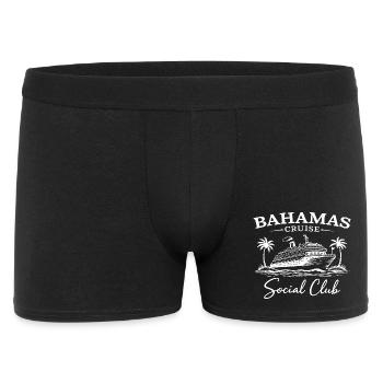 Bahamas Cruise Social Club - Men's Boxer Shorts - black - Front