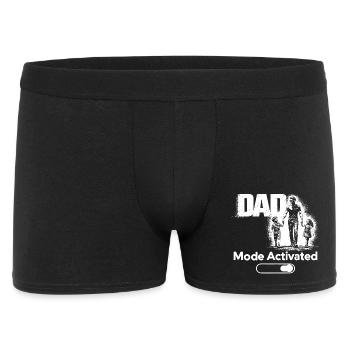 Cadeau du Papa Enfant Shirt Activé en Mode Papa - Boxer Homme - noir - Devant
