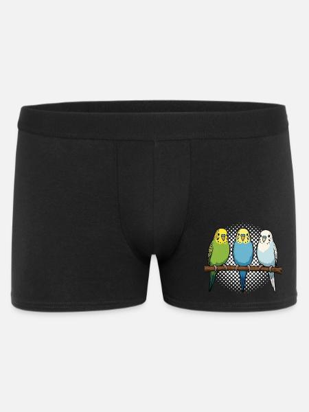 Budgerigars Budgie Owners Budgies - Men's Boxer Shorts - black