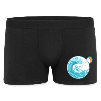 Yachtsurf Ocean Wave - Sports nautiques extrêmes - Boxer Homme - noir - Devant