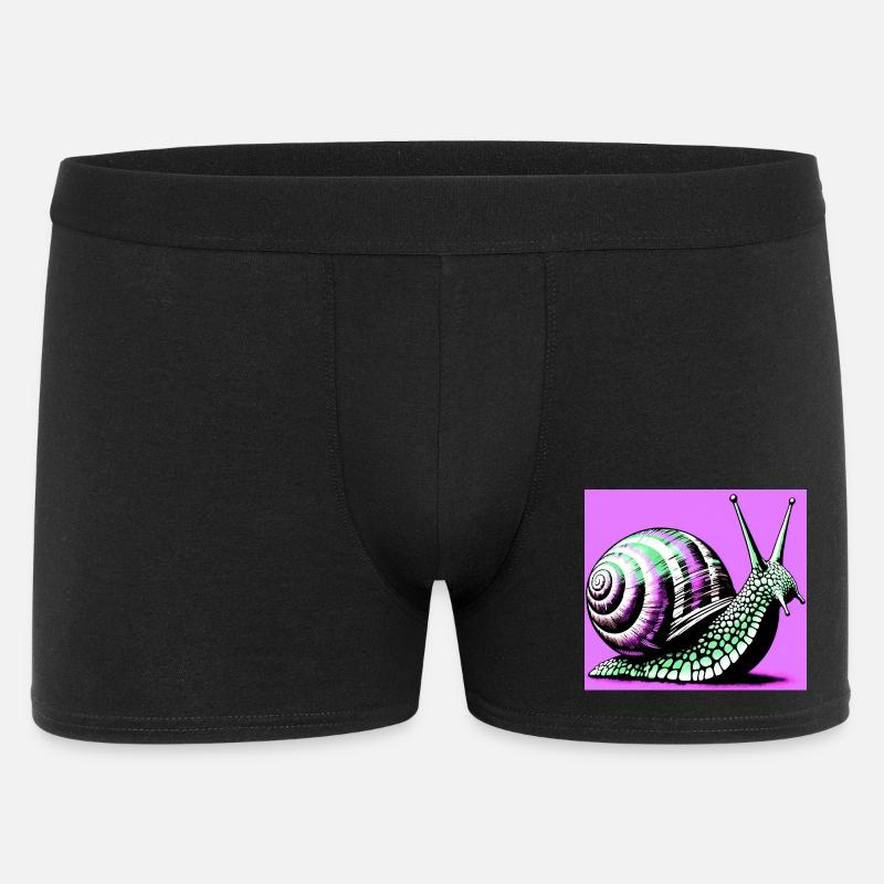 Escargot - Boxer Homme - noir