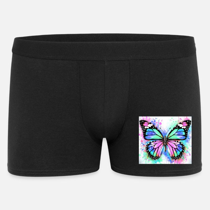 papillon - Boxer Homme - noir
