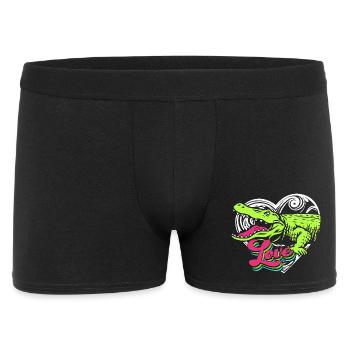 Chasse au crocodile - Boxer Homme - noir - Devant