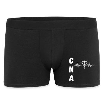 CNA Nurse – zertifizierte Pflegeassistentin im Gesundheitswesen - Männer Boxer Shorts - Schwarz - Vorne