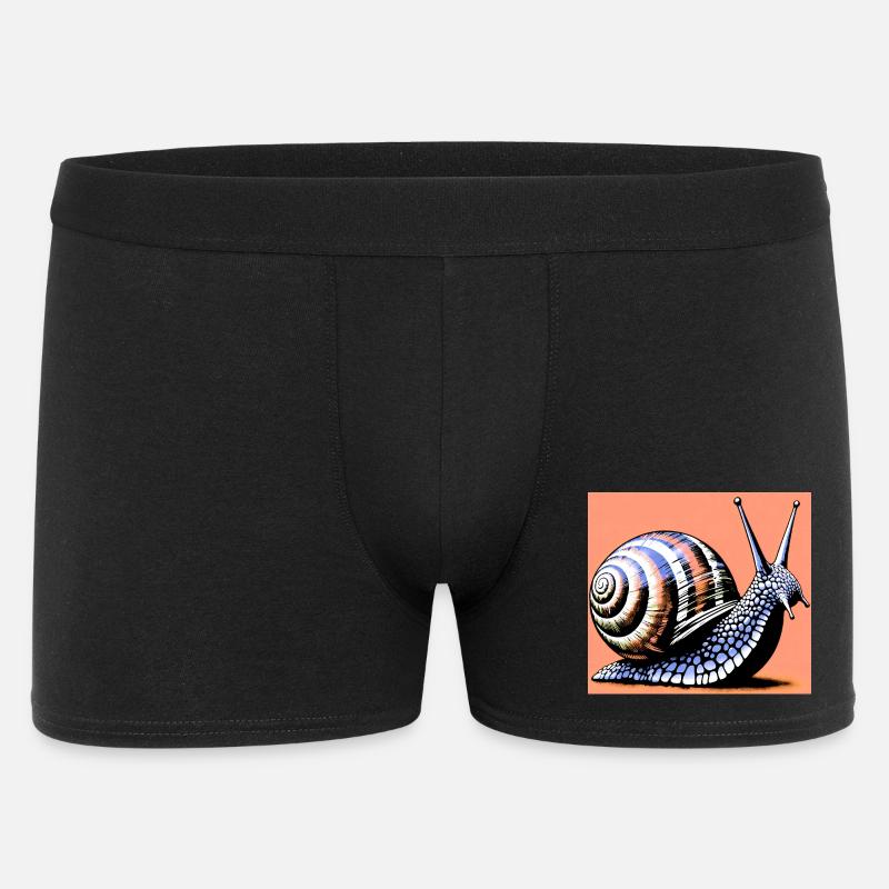 Escargot - Boxer Homme - noir