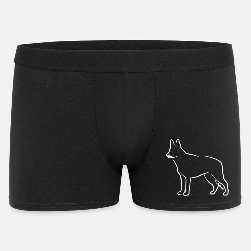 German Shepherd Sketch - Men's Boxer Shorts - black