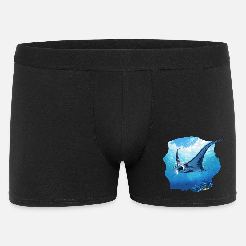Rays Manta Rays - Men's Boxer Shorts - black