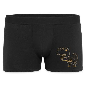 T Rex Guitar T-Shirt Cadeau Humour - Boxer Homme - noir - Devant