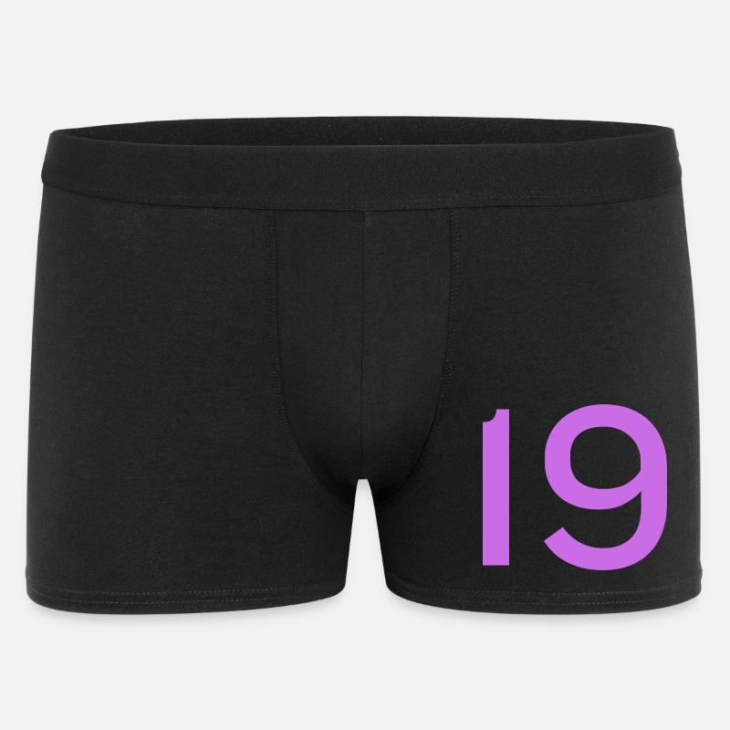 19 - Men's Boxer Shorts - black