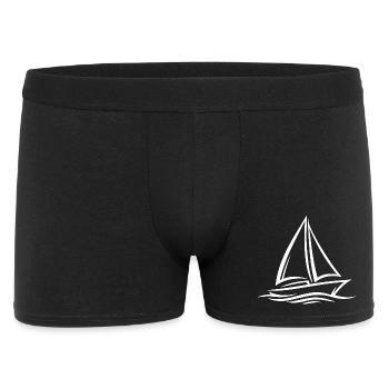 Sailboat - Men's Boxer Shorts - black - Front