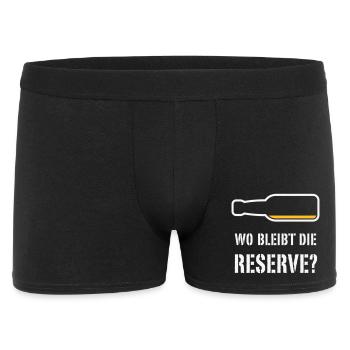 Où est la réserve ? (Bière / Bière / NEG 2C) - Boxer Homme - noir - Devant
