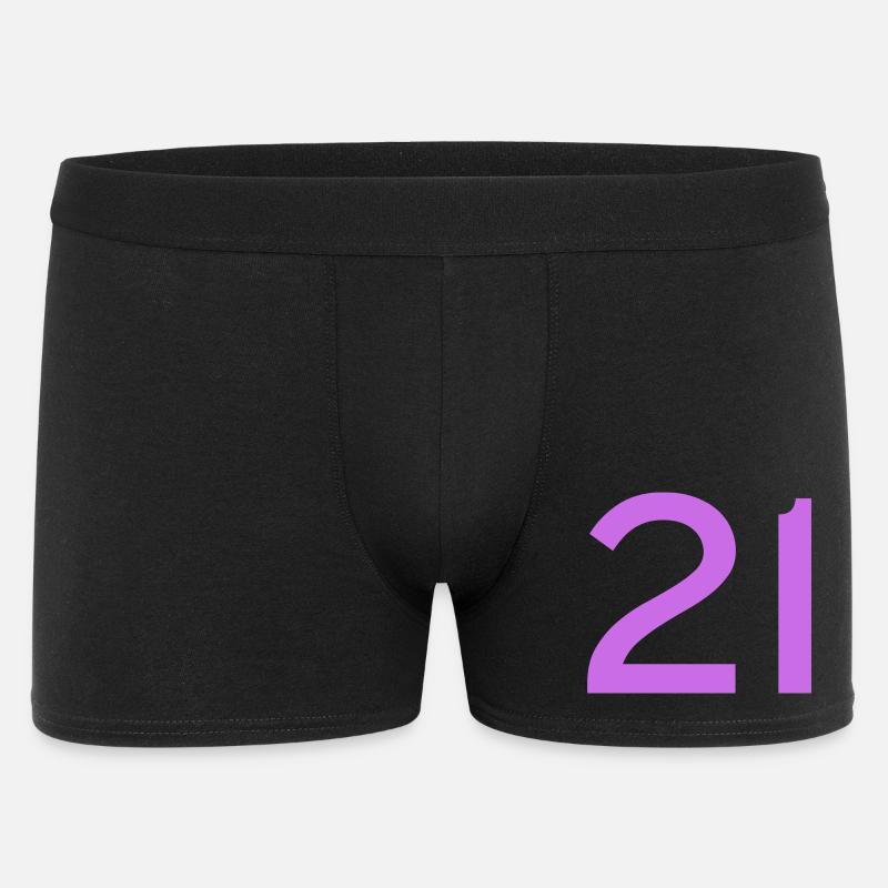 21 - Boxer Homme - noir