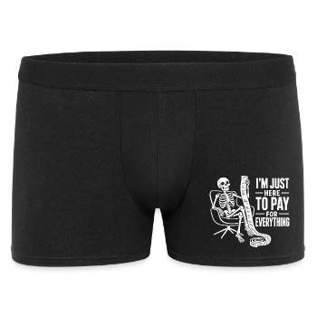 I'm Just Here to Pay for Everything Money Payer  - Men's Boxer Shorts - black - Front