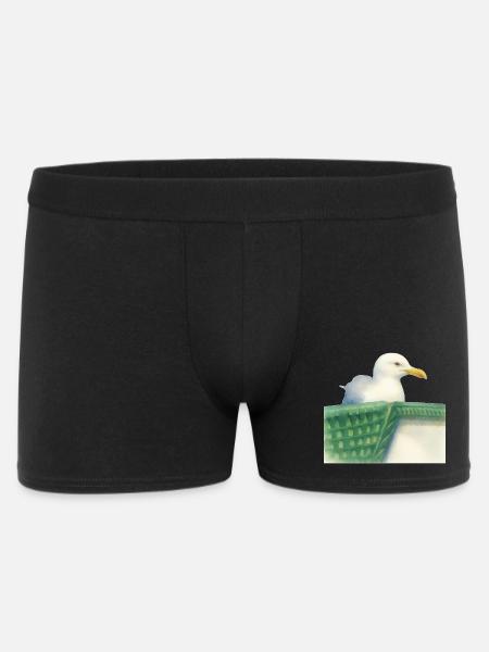 North Sea Seagull Wadden Bird - Men's Boxer Shorts - black