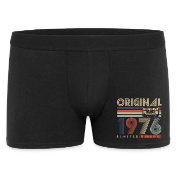 50th Birthday 50 Years 1976 Born - Men's Boxer Shorts - black - Front