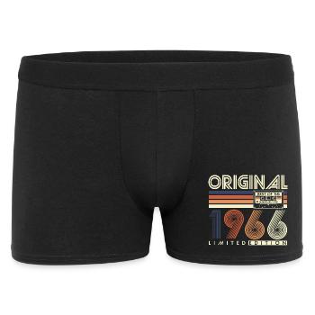 Cadeau vintage rétro vintage 1966 pour le 60e anniversaire - Boxer Homme - noir - Devant