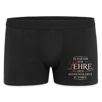 Lehre Dich Kennenzulernen Ex Freund Trennung Ex - Männer Boxer Shorts - Schwarz - Vorne