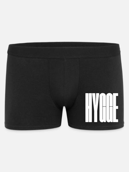 T-shirt graphique Hygge Bold Wordmark - Boxer Homme - noir