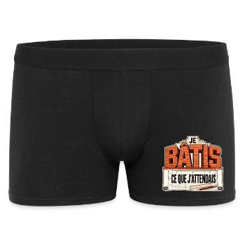 Je bâtis ce que j'attendais - Boxer Homme - noir - Devant