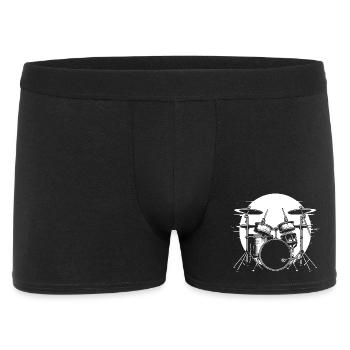 Drumkit Drawing - Men's Boxer Shorts - black - Front