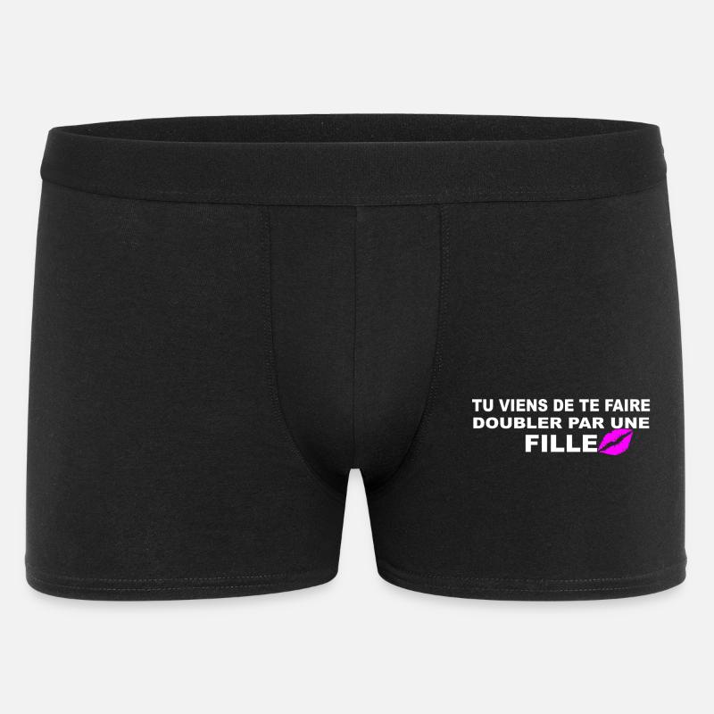 Verdoppeln Sie sich - Männer Boxer Shorts - Schwarz