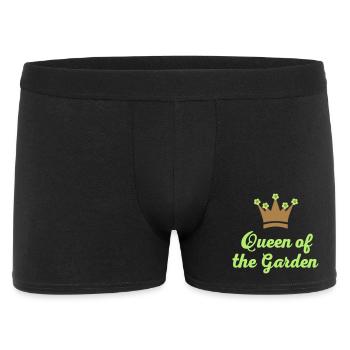 Garten - Männer Boxer Shorts - Schwarz - Vorne