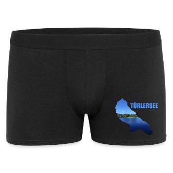 Türlersee, Tourismus, Schweiz, Natur - Männer Boxer Shorts - Schwarz - Vorne