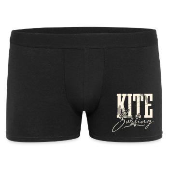 Kitesurfen Kitesurfer Kiteboard Kitesurfing - Männer Boxer Shorts - Schwarz - Vorne