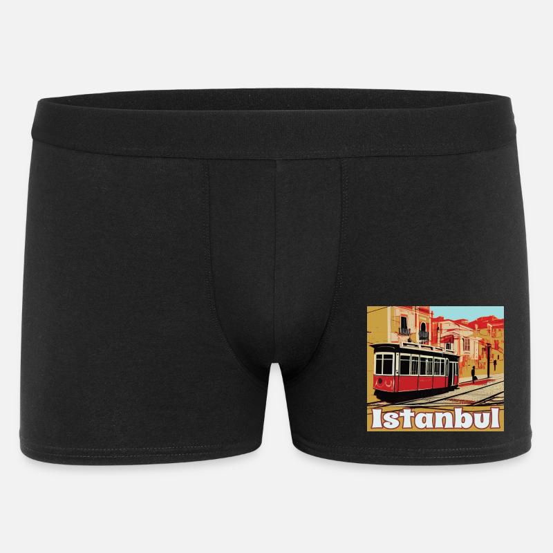 Istanbul - Männer Boxer Shorts - Schwarz