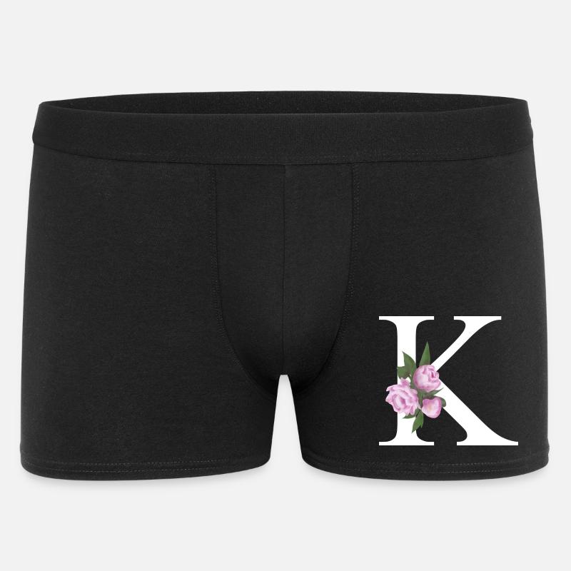 K - Männer Boxer Shorts - Schwarz